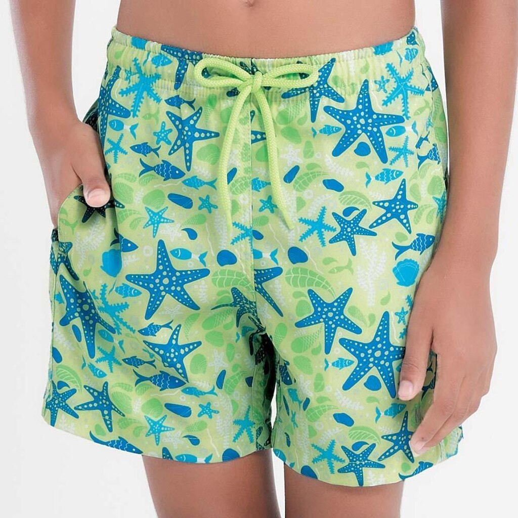 Shorts Infantil Estampado Estrela Do Mar