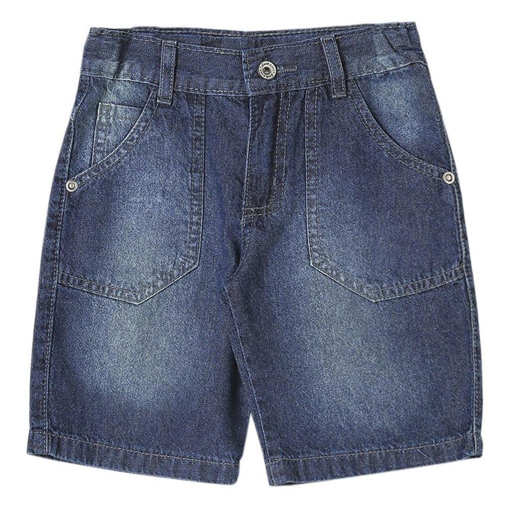 Shorts Infantil Look Jeans Básico Jeans Masculino
