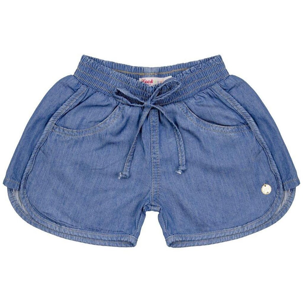 Shorts Infantil Look Jeans Boxer Jeans - UNICA - 01