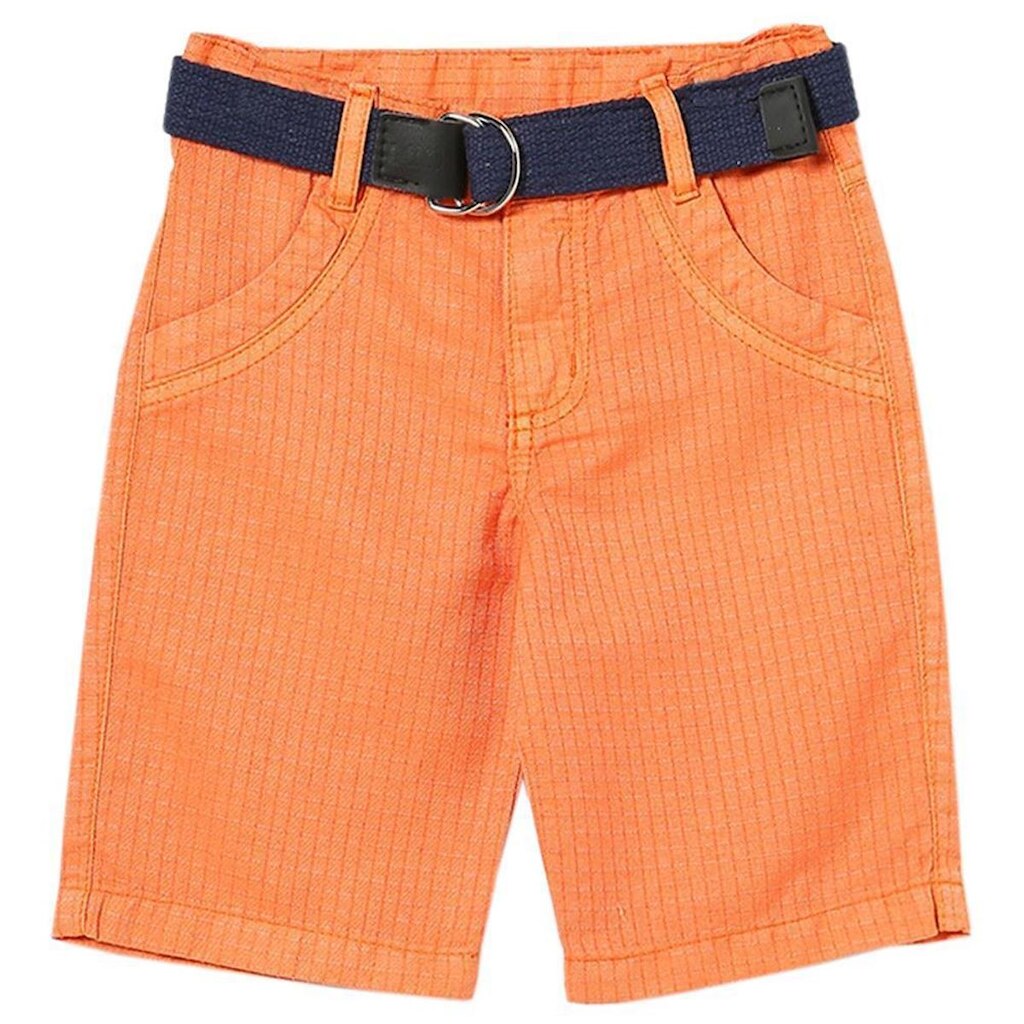 Shorts Infantil Look Jeans c/ Cinto Collor Masculino