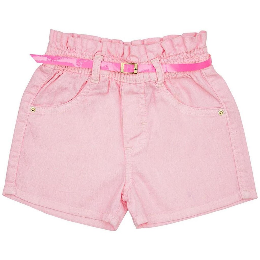 Shorts Infantil Look Jeans Clochard Rosa - ROSA - 01