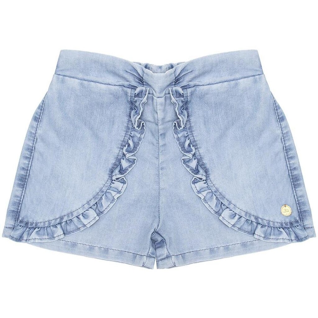 Shorts Infantil Look Jeans Leve Jeans - UNICA - 02