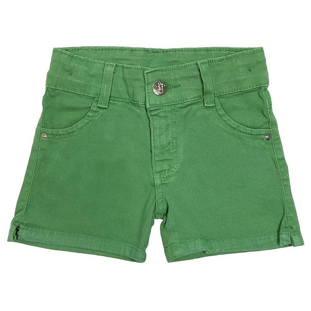 Shorts Infantil Look Jeans Sarja Collor - 1 - VERDE