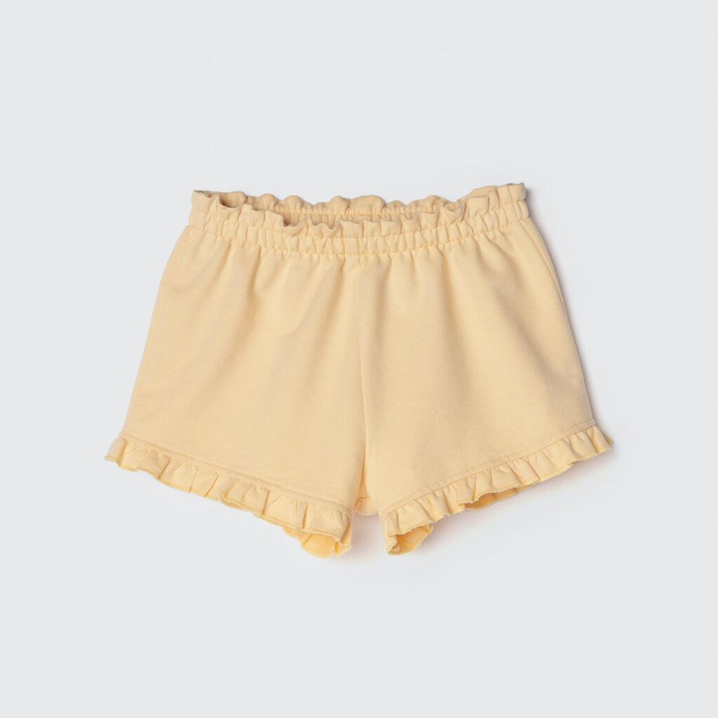 Shorts Infantil Menina Amarelo Hering