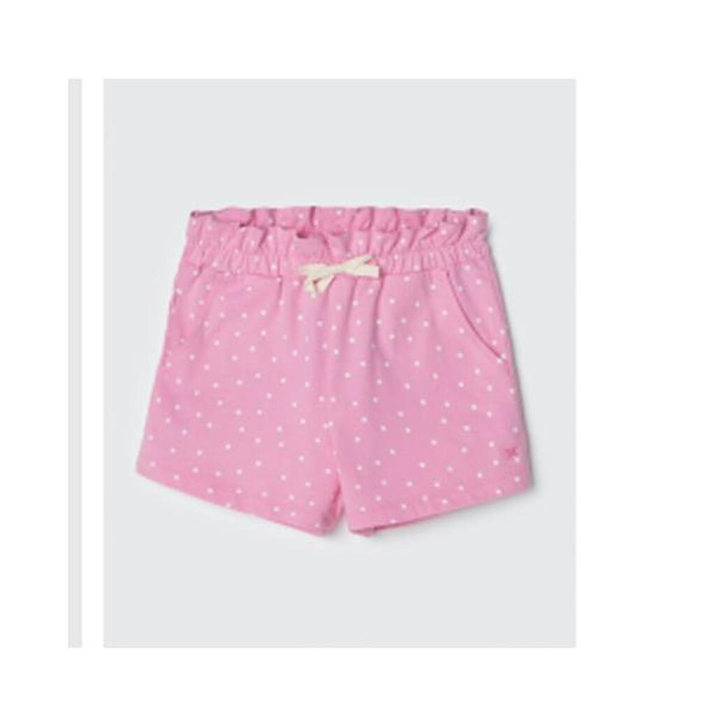Shorts Infantil Menina Rosa com Bolinhas Hering