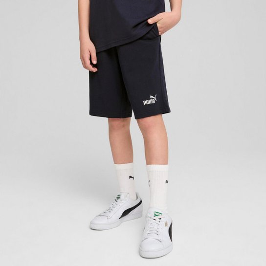 Shorts Infantil Puma Essentials Logo Jersey