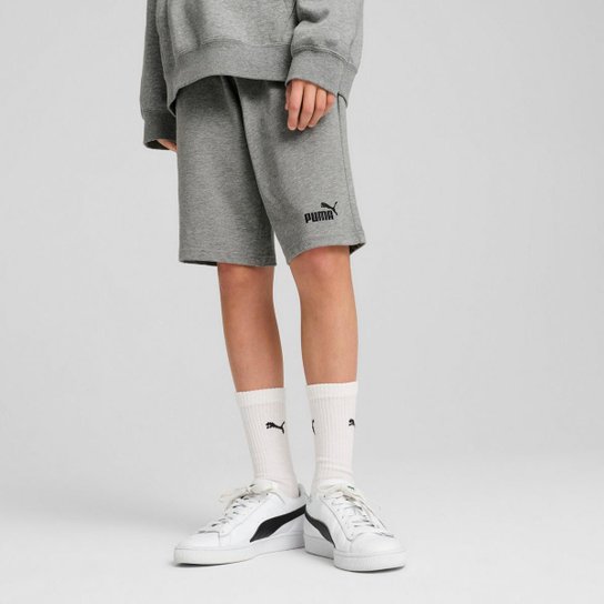 Shorts Infantil Puma Essentials Logo Jersey