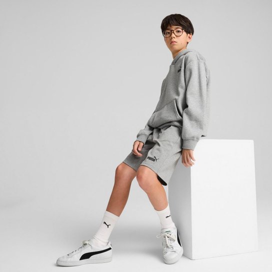 Shorts Infantil Puma Essentials Logo Jersey