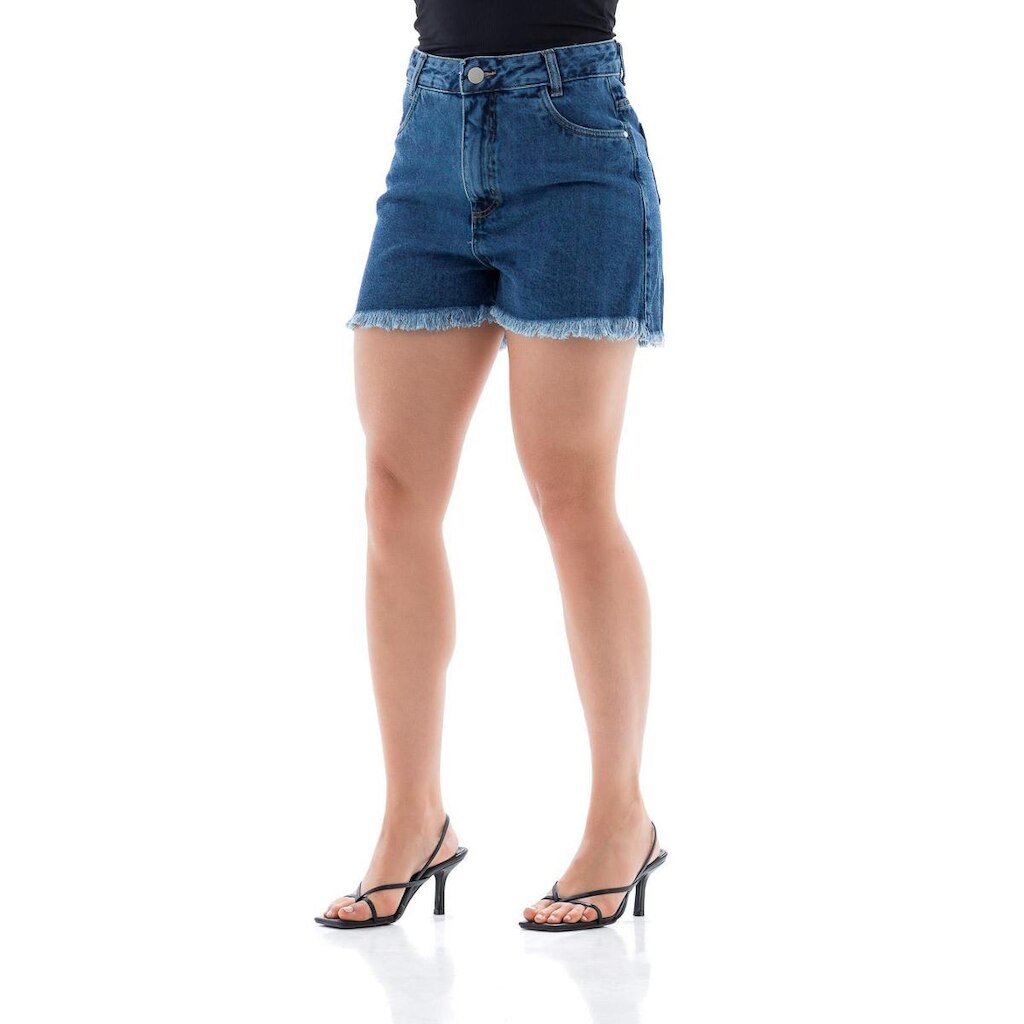 Shorts Jeans Feminino Arauto Mom