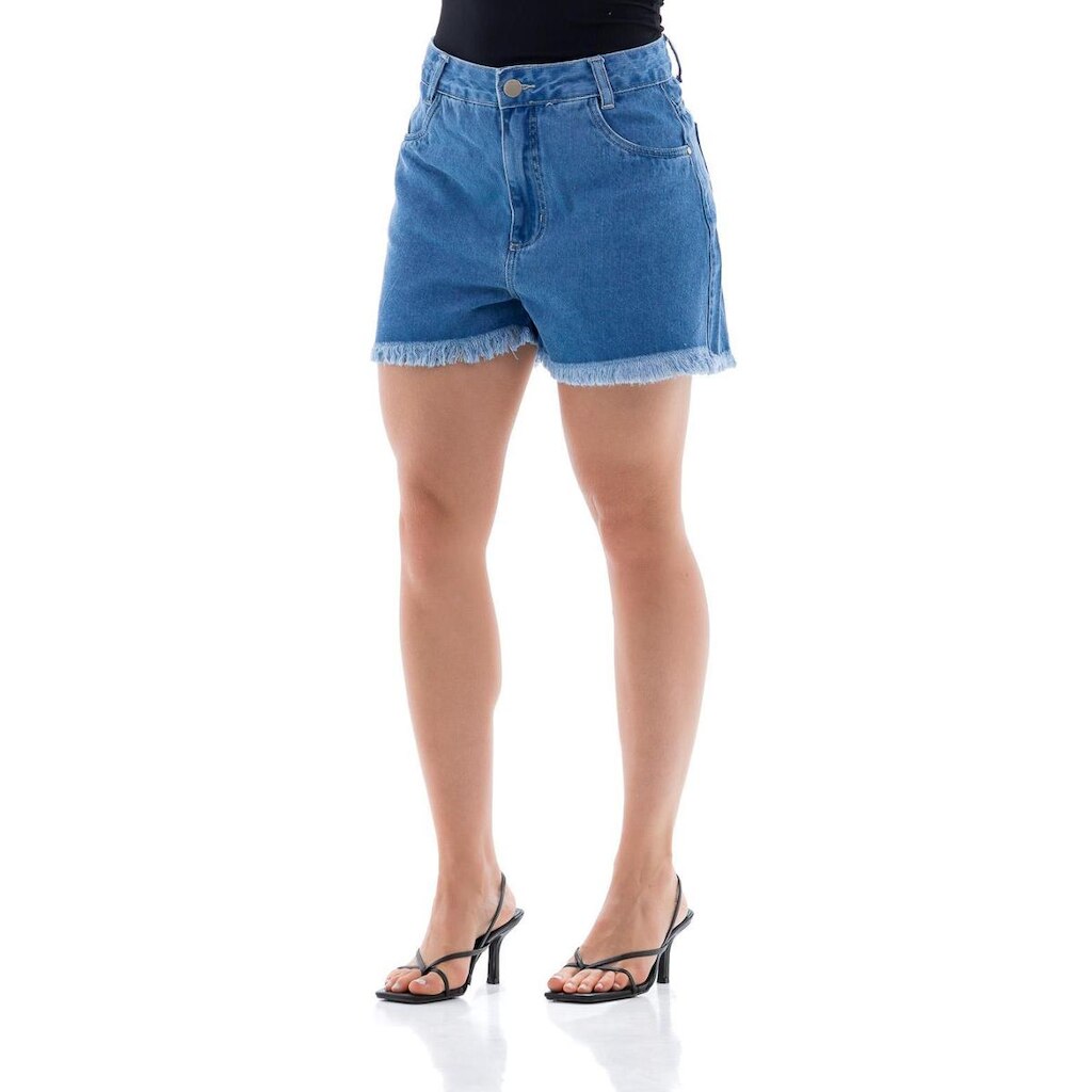 Shorts Jeans Feminino Arauto Mom