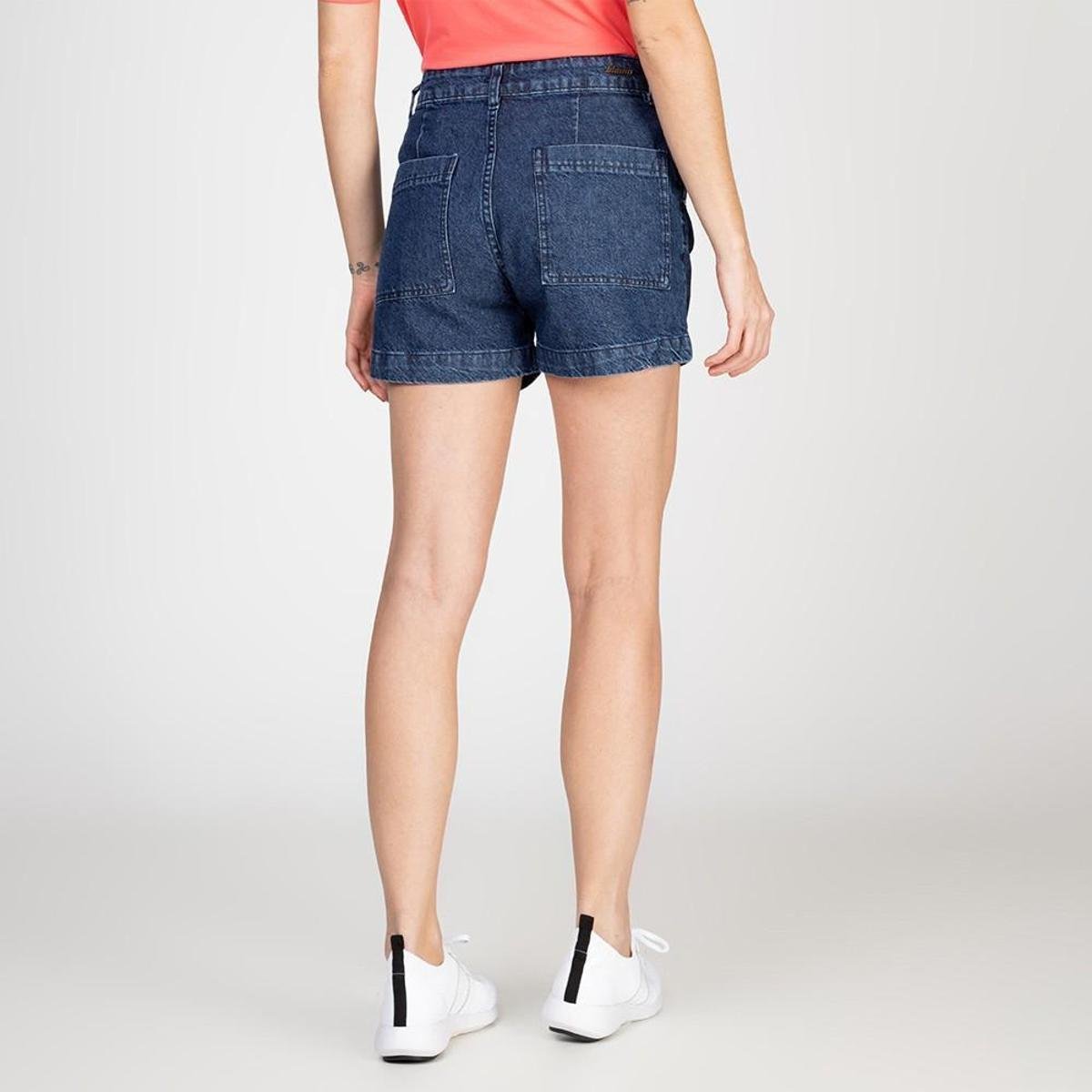 short alfaiataria jeans