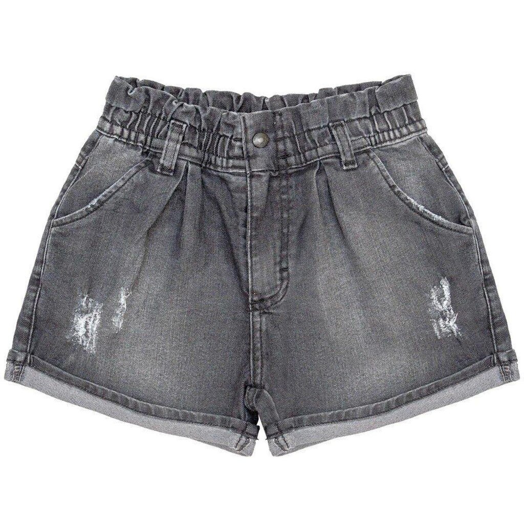 Shorts Juvenil Look Jeans Clochard Black - UNICA - 10