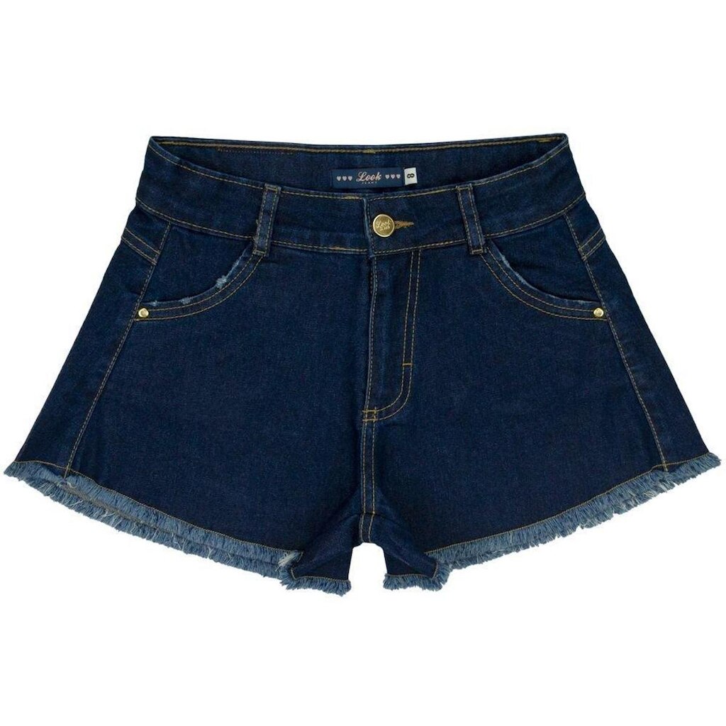 Shorts Juvenil Look Jeans Godê Jeans - UNICA - 8