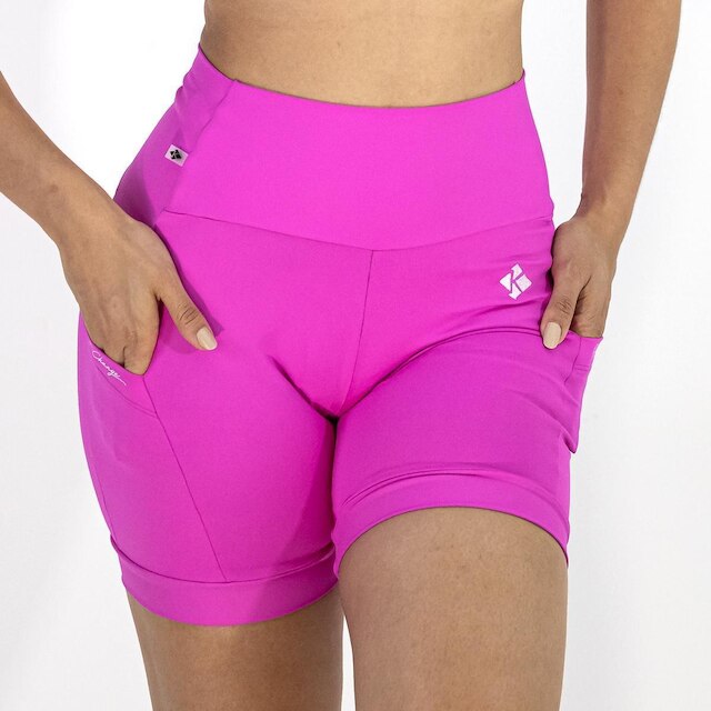Shorts Kínitro Open Blackout com Bolso Feminino