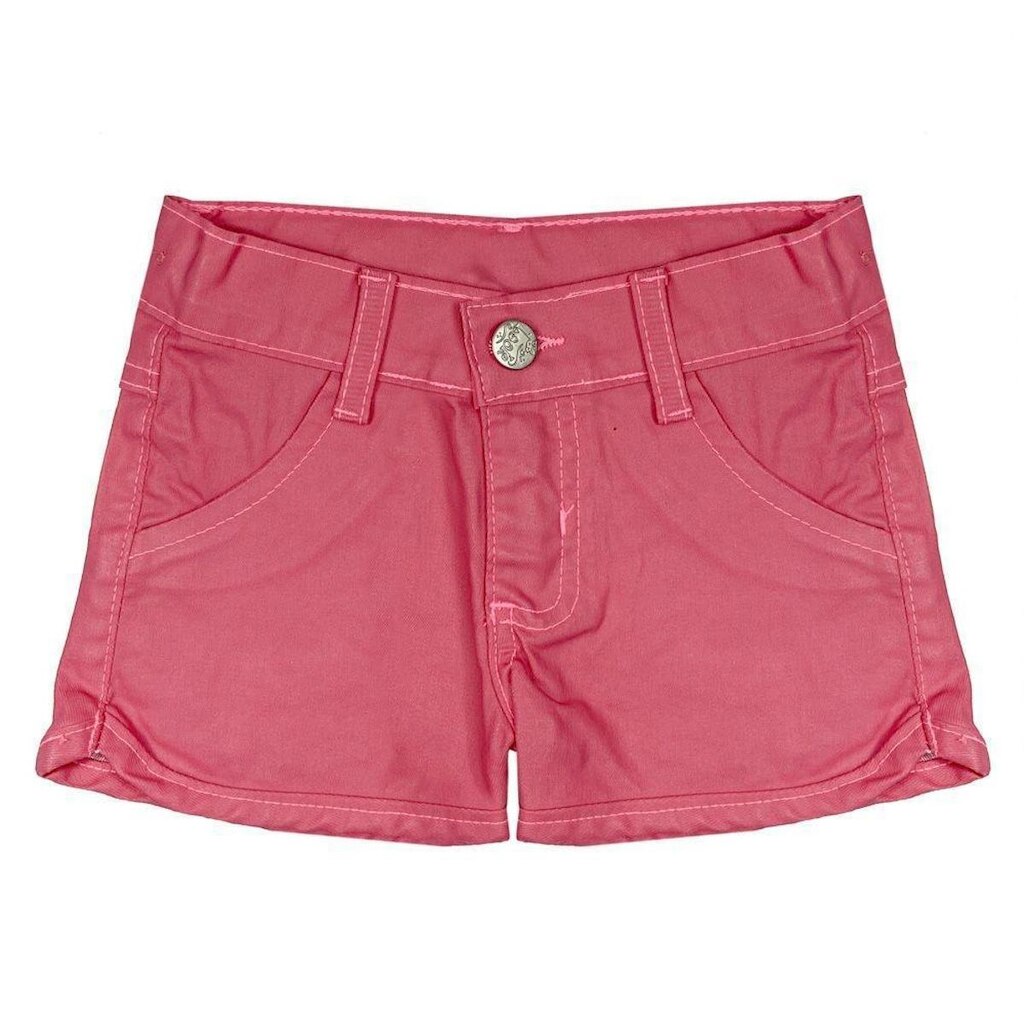 Shorts Look Jeans Básico Pink Feminino