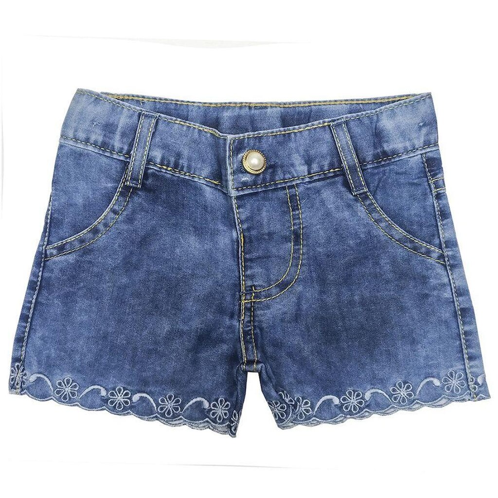 Shorts Look Jeans c/ Barrado Jeans - 5P - UNICA
