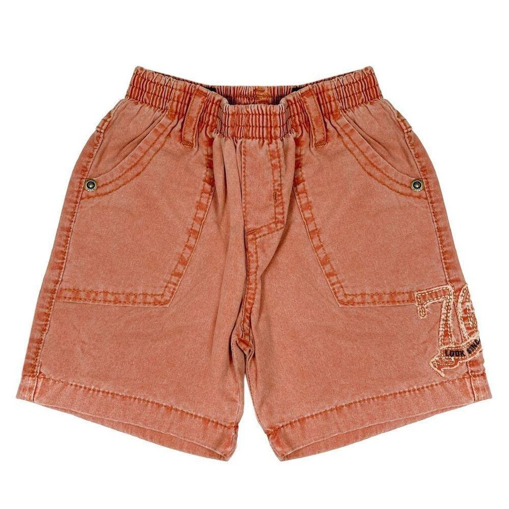 Shorts Look Jeans Elástico Masculino