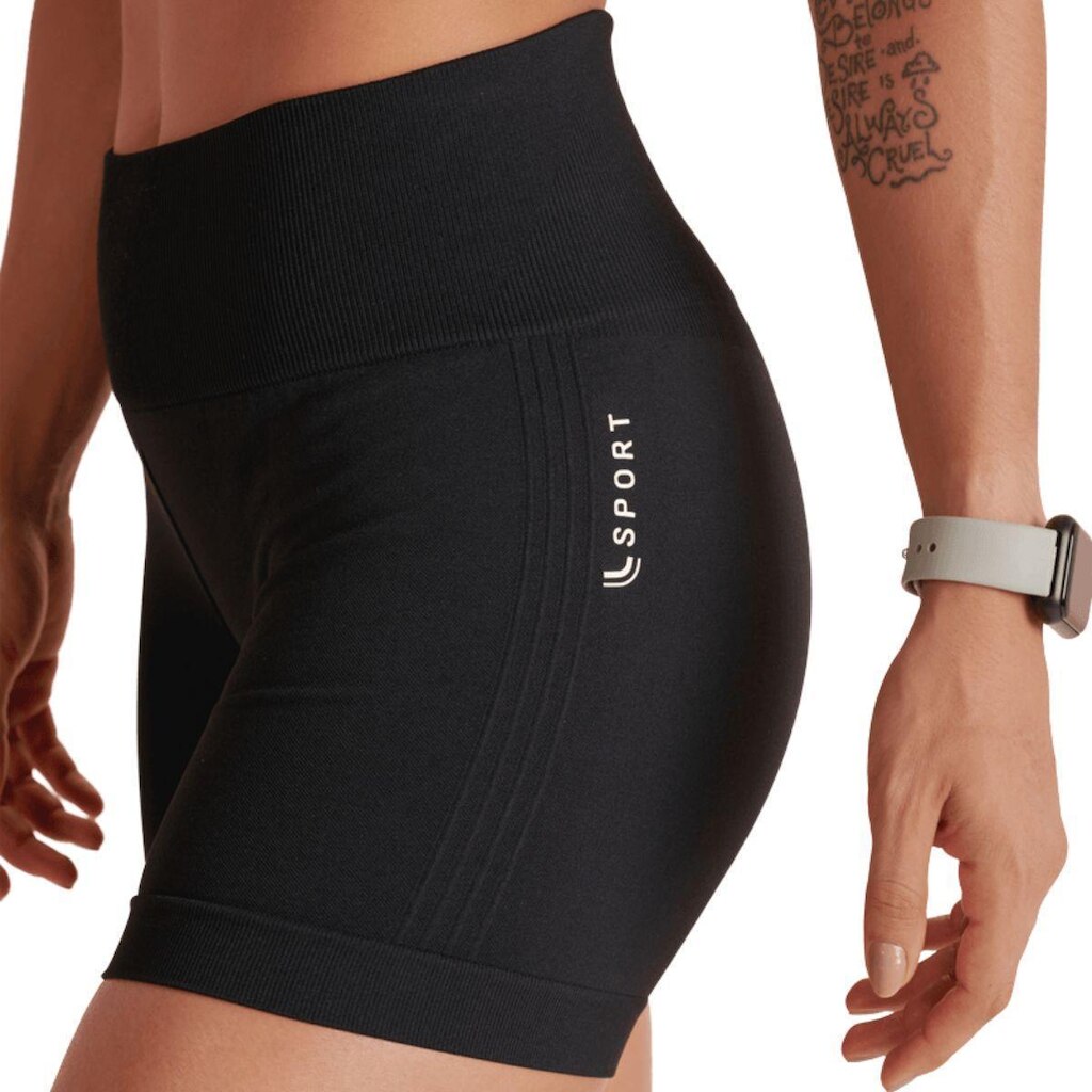 Shorts Lupo Basic Lsport Feminino - Preto