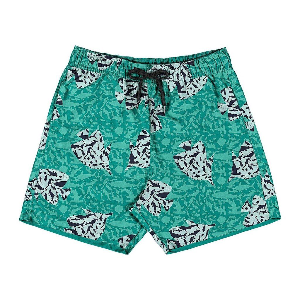 Shorts Masculino Estampado Microfibra Rovitex Verde