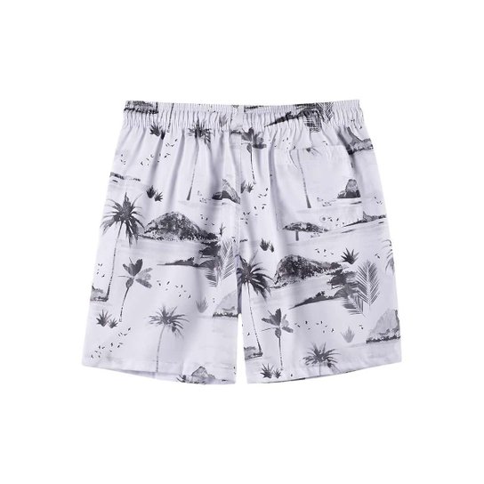 Shorts Masculino Estampado Tal Pai Tal Filho - KVTE1JSN5 - Cinza Menor preço em Shorts Masculino Estampado Tal Pai Tal Filho - KVTE1JSN5 - Cinza