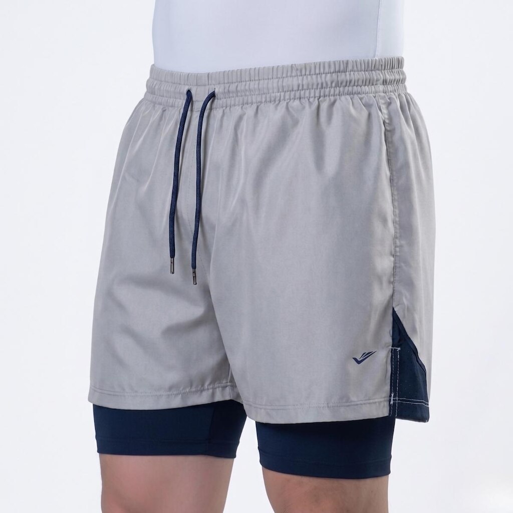 Shorts Masculino Running 2 em 1 Elite