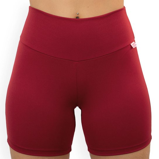 Shorts Meia Coxa Liso Shortinho Curto Fitness Para Academia - Bordô é ruim? Shorts Meia Coxa Liso Shortinho Curto Fitness Para Academia - Bordô é boa?