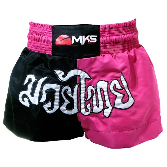 Shorts Muay Thay Mks Combat - Rosa