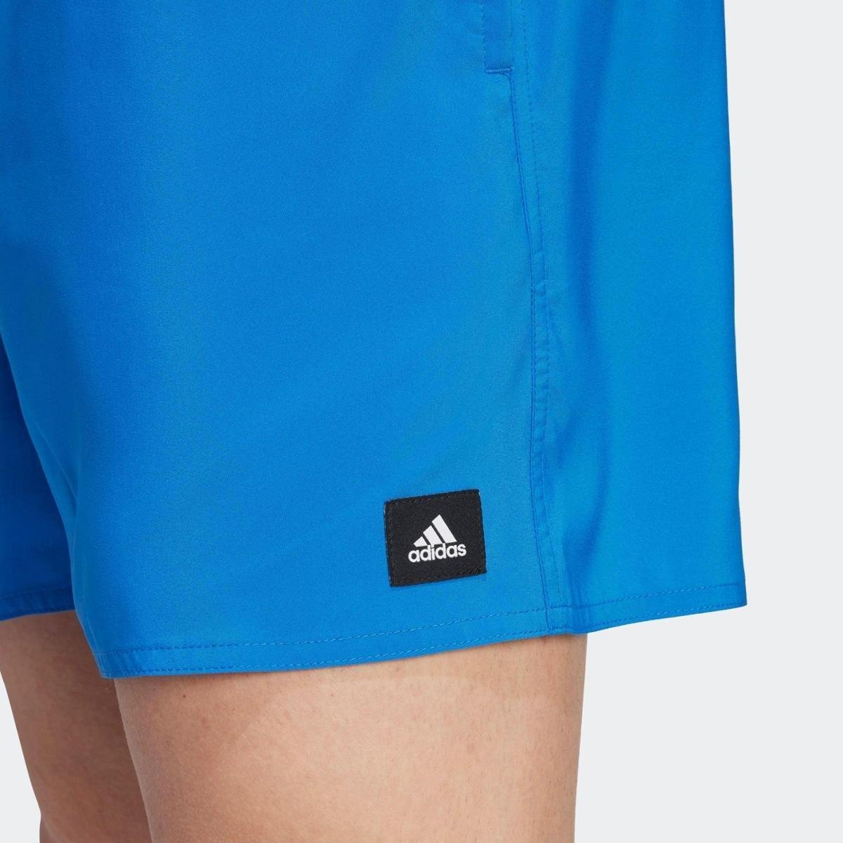 Shorts Natação Curto Solid CLX Adidas - Azul+Verde | Netshoes