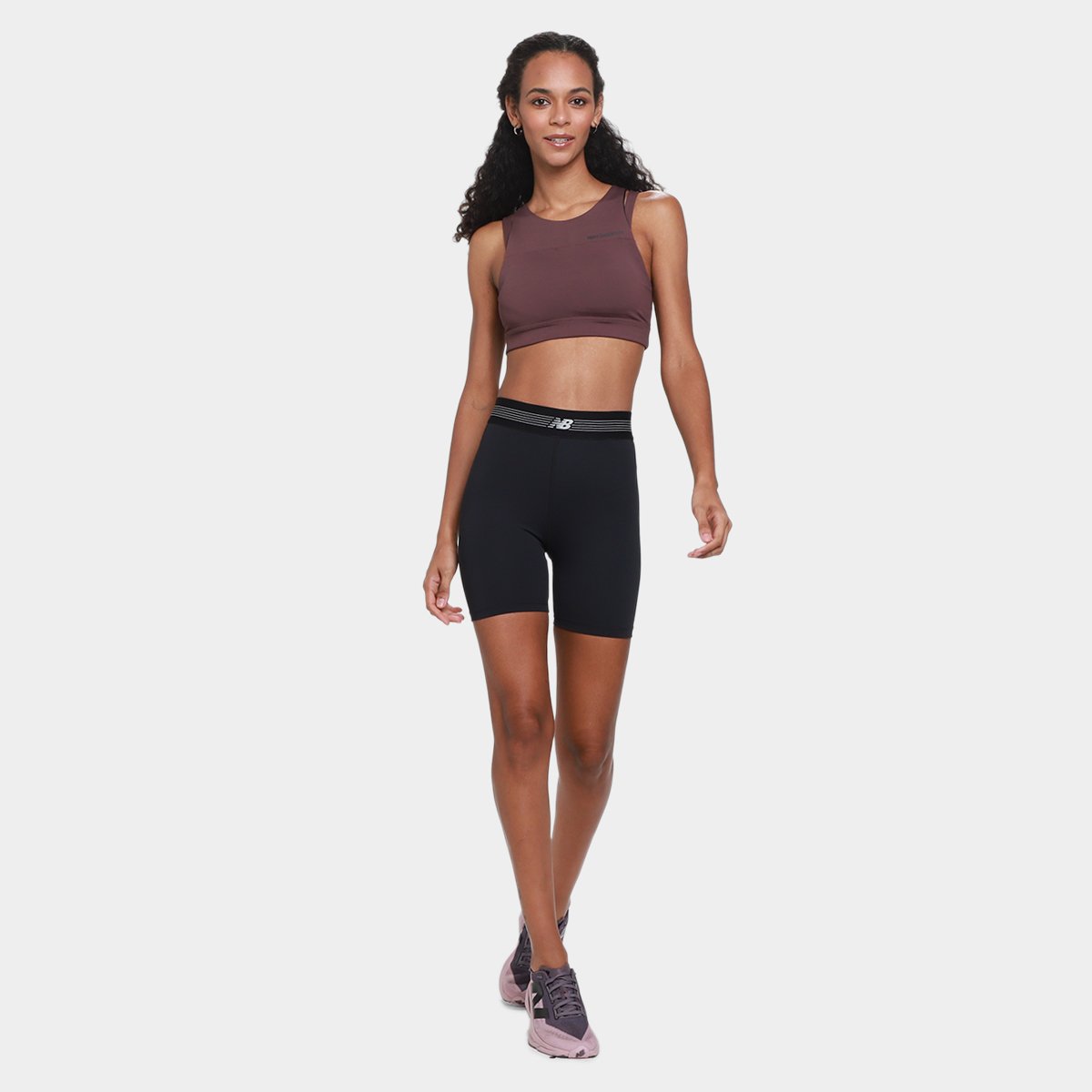 Shorts New Balance Ac Fitted 5 Feminino - 3