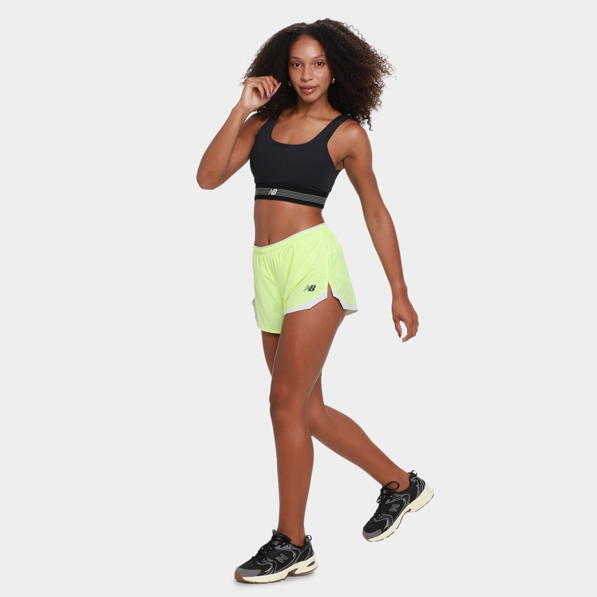 Shorts New Balance Rc Essential 3 Feminino - 4