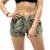 SHORTS NEW BEACH CURTO COM BOLSOS CÓS ELÁSTICO VERDE FOLHAGEM FEMININO - Verde