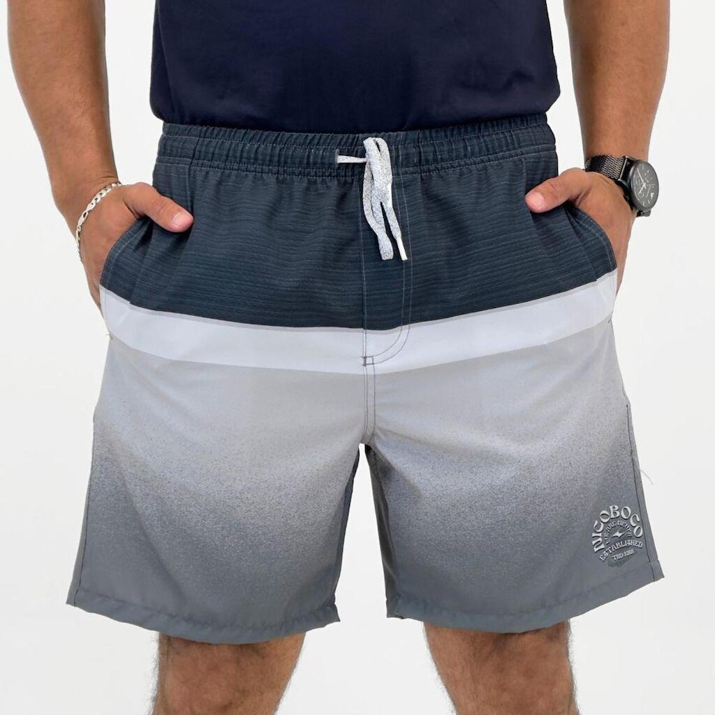 Shorts Nicoboco Microfibra Estampado Masculino