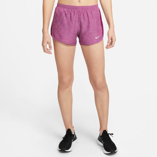 Shorts Nike 10K Feminino - Vermelho Menor preço em Shorts Nike 10K Feminino - Vermelho