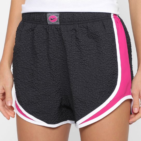 Shorts Nike Air Tempo Icon Clash Feminino - Preto+Rosa Menor preço em Shorts Nike Air Tempo Icon Clash Feminino - Preto+Rosa