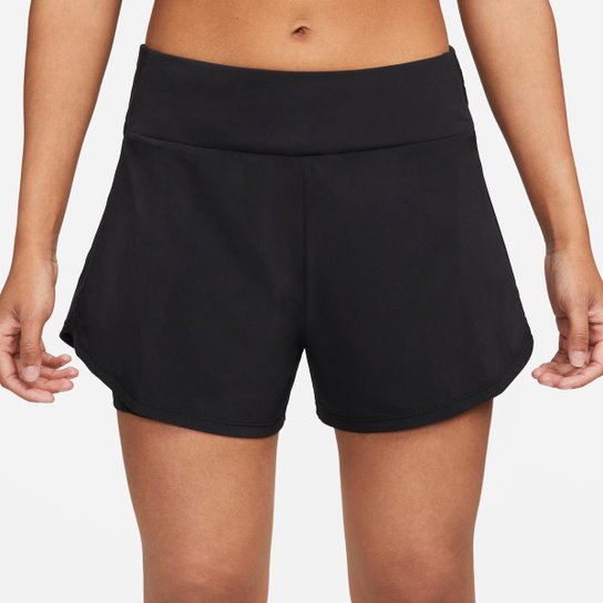 Shorts Nike Bliss Dri-FIT In Feminino Preto Netshoes