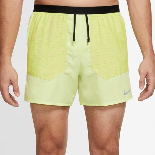 Shorts Nike Dri-FIT Flex Stride Run Division Masculino - Amarelo Menor preço em Shorts Nike Dri-FIT Flex Stride Run Division Masculino - Amarelo