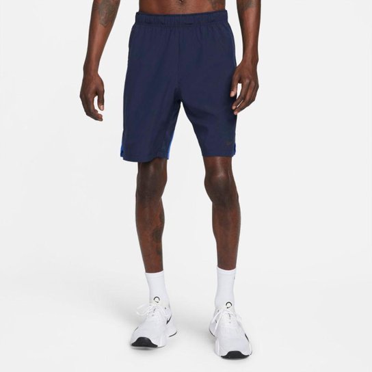 Shorts Nike Dri-FIT Woven Masculino - Azul Menor preço em Shorts Nike Dri-FIT Woven Masculino - Azul