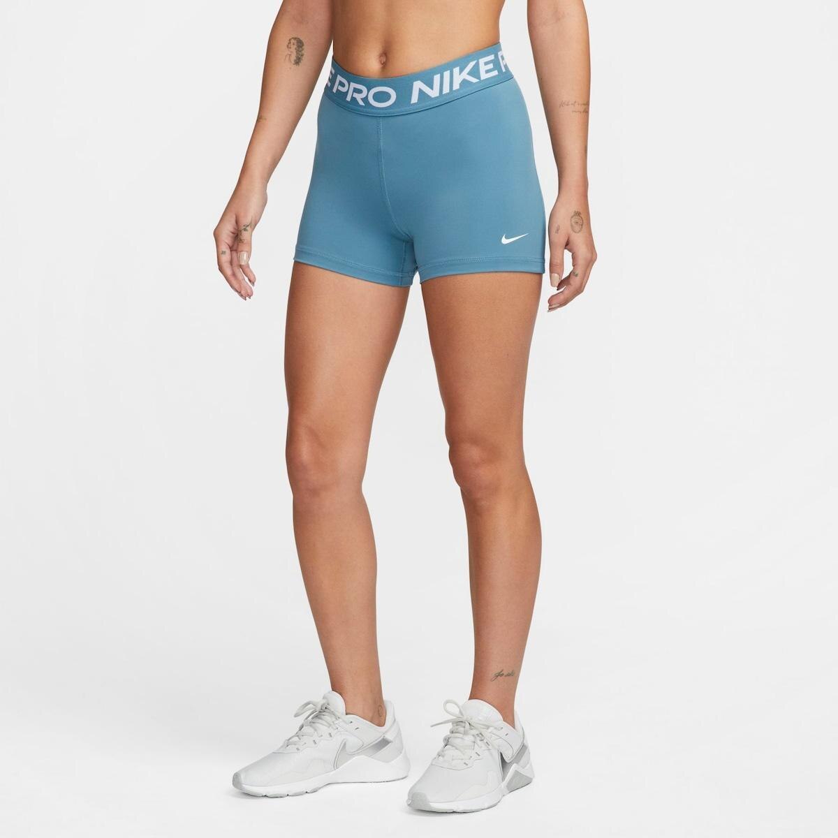 Shorts Nike Pro 365 Feminino - Azul | Netshoes