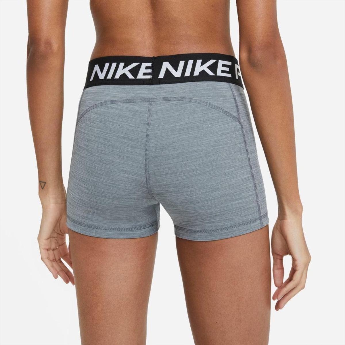 Shorts Nike Pro Feminino Cinza Netshoes