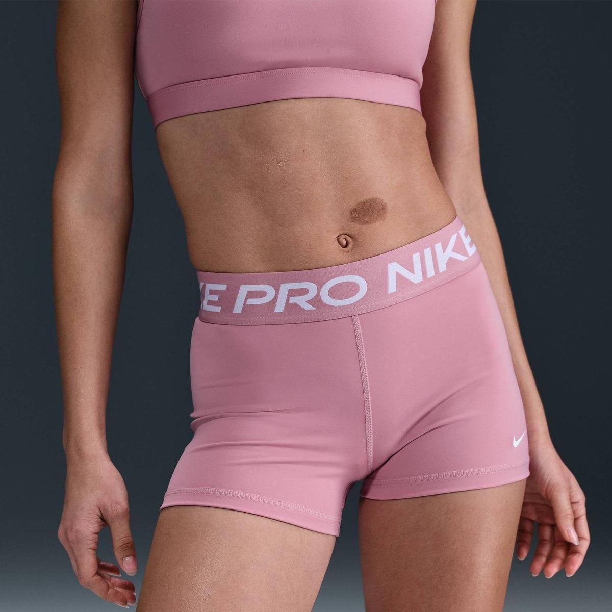 Shorts Nike Pro Feminino - Rosa | Netshoes