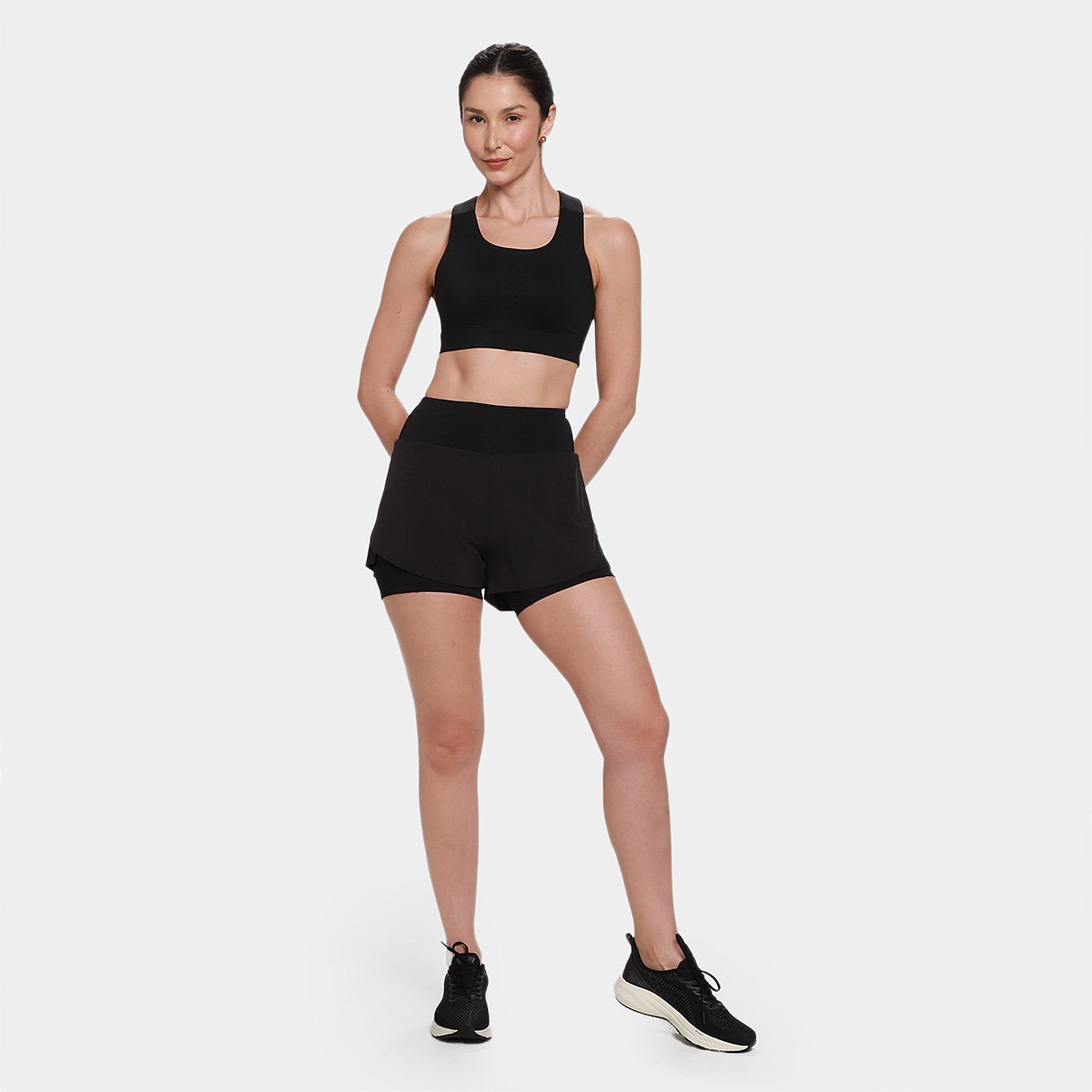Shorts Olympikus Corre Foco 2 em 1 3 Feminino - 5