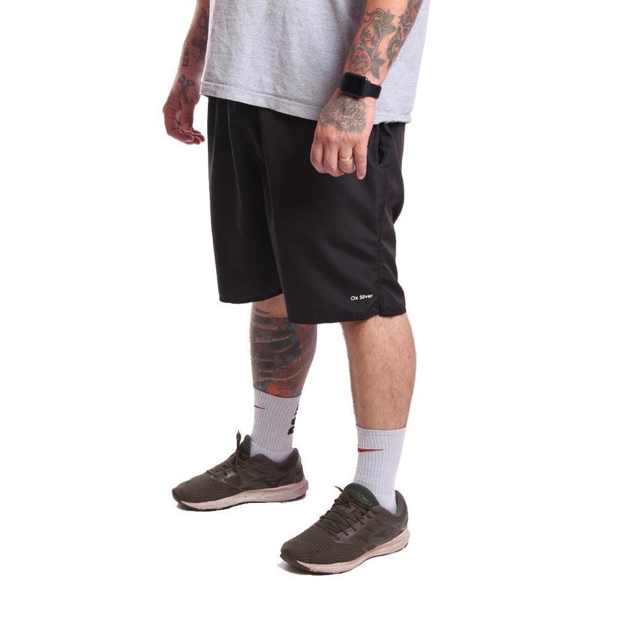 Shorts Ox Silver Plus Size Tecno Light (tabela ultima foto)