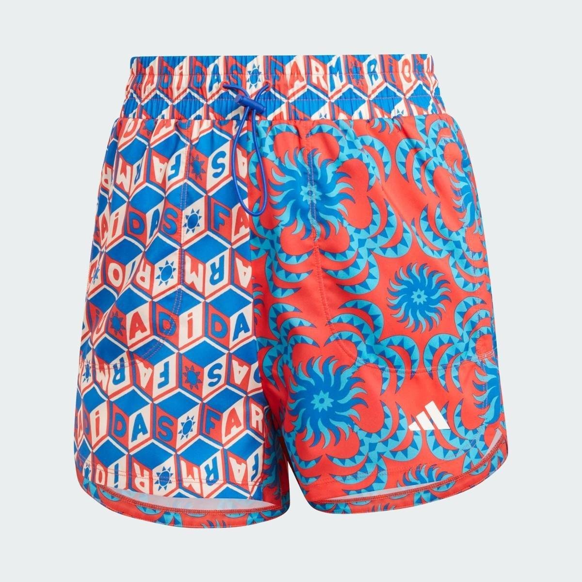 Shorts Pacer adidas x FARM Rio Adidas - Vermelho | Netshoes