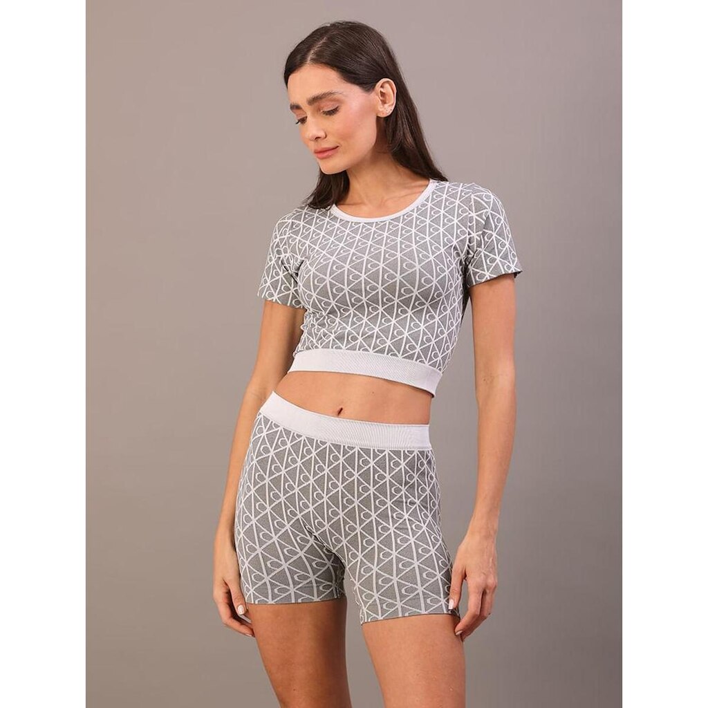 Shorts Padronagem Aop Calvin Klein Seamless Mescla