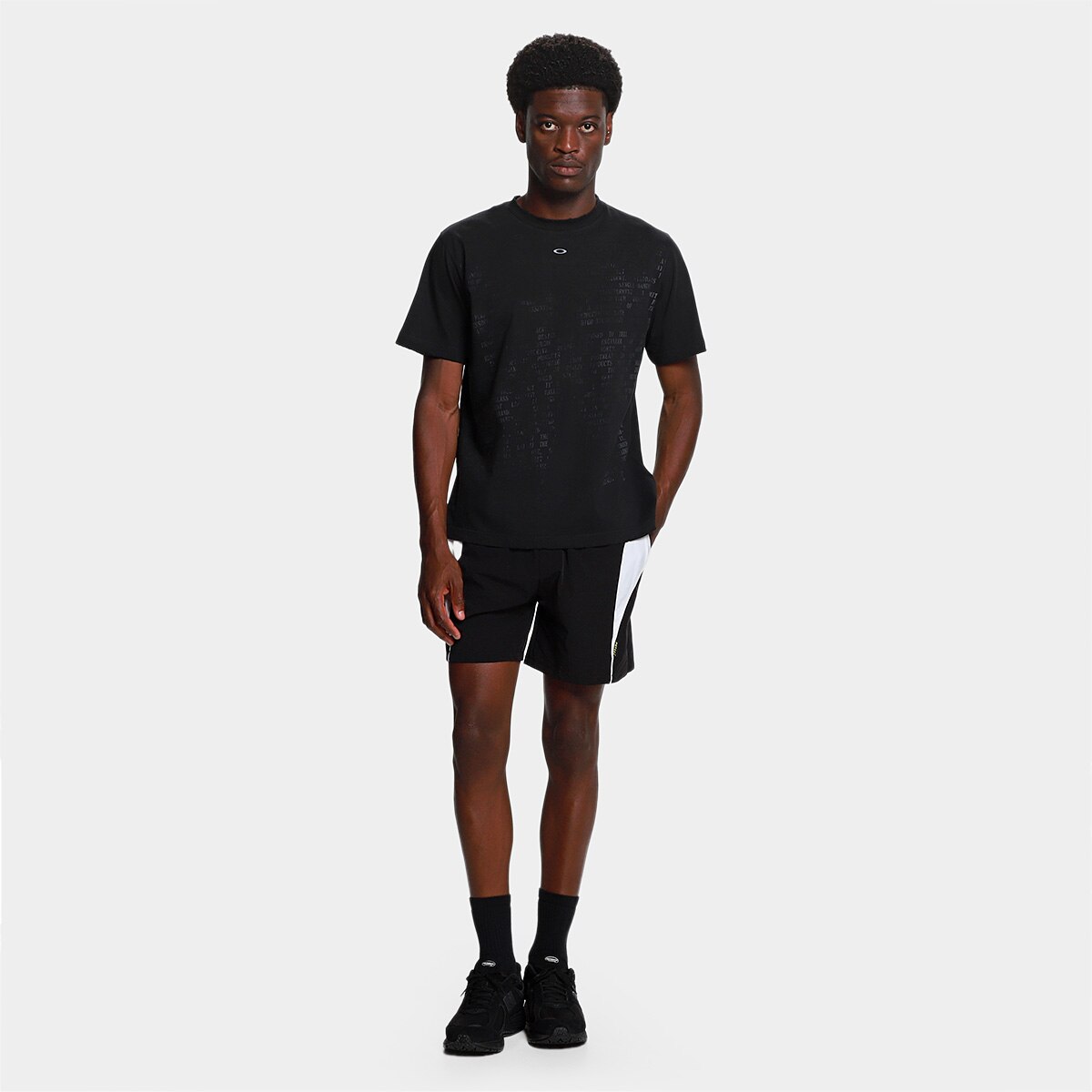 Shorts Piet Nylon Football Masculino - Preto | NStyle