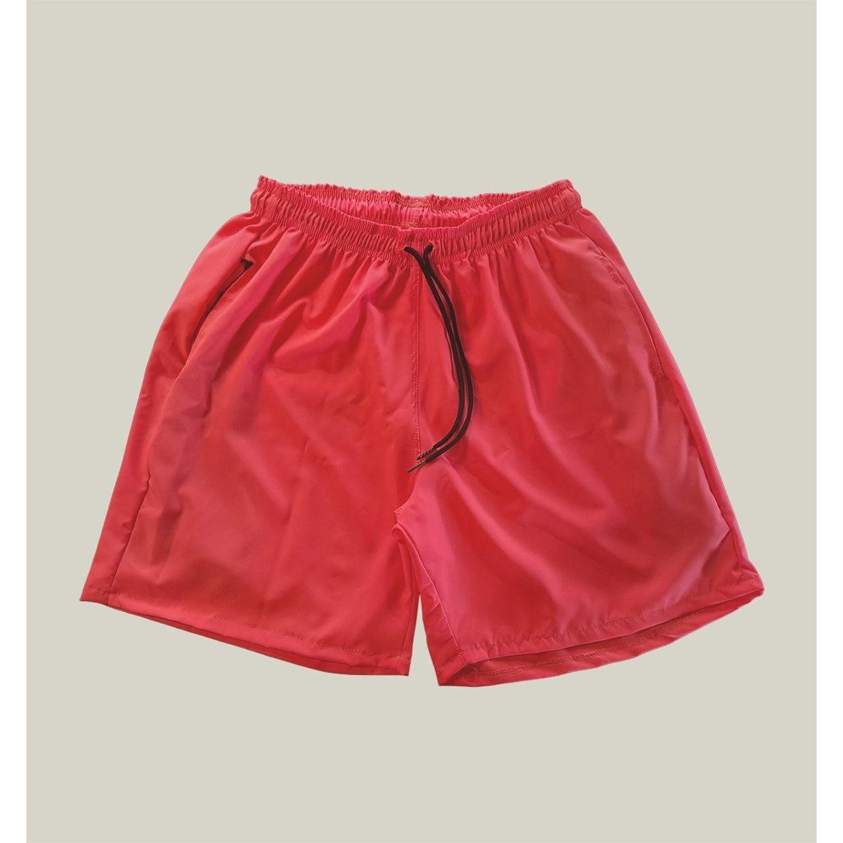 Shorts Praia Masculino Elastano Premium WSS Basic Rosa