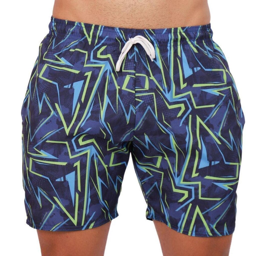 Shorts Praia Microfibra Elastano Bermuda Estampado Masculino