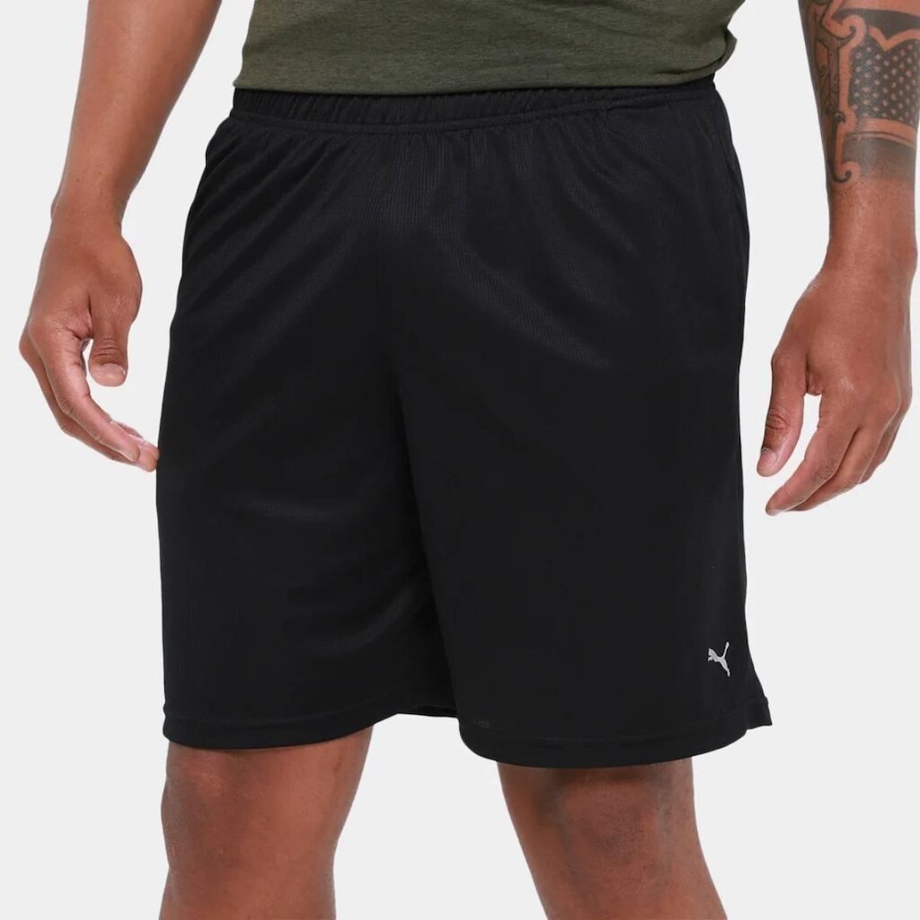 SHORTS PUMA PERFORMANCE KNIT 7 MASCULINO PRETO EXGG