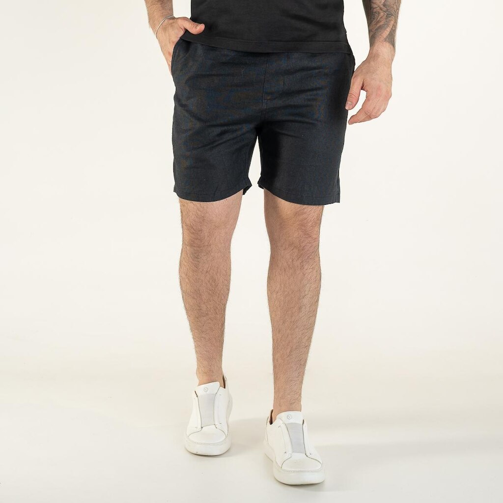 Shorts RL Linho Grafite