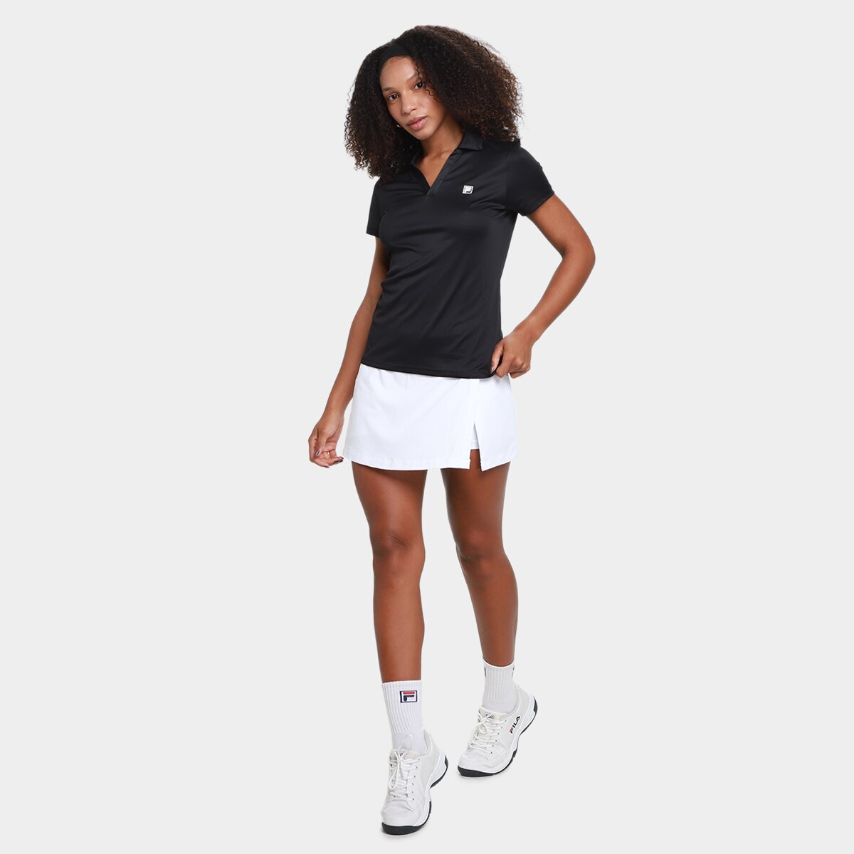 Shorts Saia Fila Slit Match Feminino - 3
